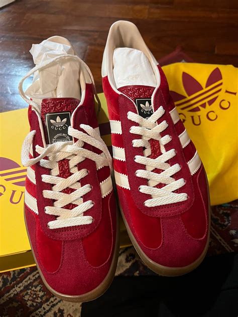 red adidas gucci shoes|gucci adidas shoes for men.